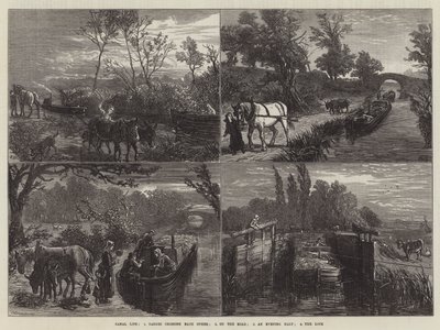 Leven op het kanaal door Ebenezer Newman Downard